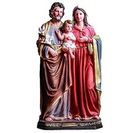 Imagem da Sagrada Família em Resina 40cm - Decoração Religiosa Importada - imagem 2
