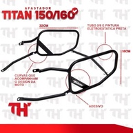 Protetor Traseiro Afastador de Alforjes para Honda Titan 150 e 160 - Segurança e Estilo! - imagem 3