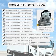 Bomba de Vácuo com Polia para Isuzu NPR/NPR-HD (2015-2020) Diesel/Gás/GNV - Substitui 904-862 - imagem 4
