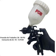 Pistola de Pintura Profissional Automotiva PDR PRO-551 1.4 mm 600ml - imagem 3