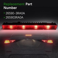 3ª Luz de Freio LED para Nissan Altima (2014-2018) e Sentra (2012-2018) - Segurança e Estilo Aprimorados - imagem 3