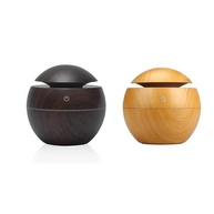 Umidificador de Ar Ultrassônico com Difusor de Aromas LED 7 Cores - Design em Madeira para Ambientes Relaxantes - imagem 2