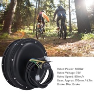 Motor de cubo elétrico de bicicleta 5000W de alta potência 72V Motor de acionamento da roda de moto de alumínio Excelente dissipação de calor para entusiastas de bicicleta - imagem 5