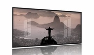 Quadro Decorativo Rio de Janeiro 130x60cm - Moldura Preta com Vinil Brilhante para Sala e Escritório - imagem 2
