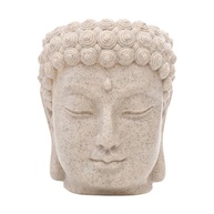 Estátua de Buda com Vaso de Flores em Resina - Decoração Tranquila para Casa e Jardim - imagem 1