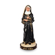 Imagem de Santa Rita de Cássia em Resina 15cm - Pintada à Mão com Detalhes Delicados - imagem 1