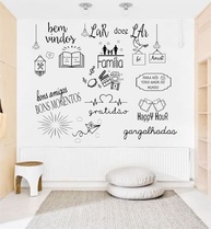 Papel Adesivo Lousa Chalkboard Branco 3m x 70cm - Transforme Qualquer Superfície em Quadro de Giz - imagem 4