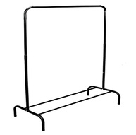 Arara Cabideiro de Chão com Sapateira Preto - Organize seu Closet com Estilo - imagem 1