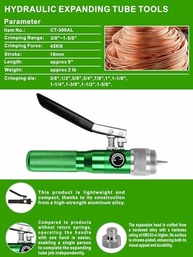 Kit Ferramentas SWAGING Hidráulicas HVAC para Tubos de Cobre - Expansão Precisa 3/16" a 1 5/8" - imagem 5