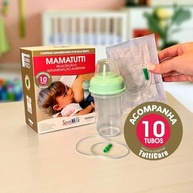 SaveMilk Sistema de Relactação - Frasco Relactador com 10 Tubos Extensos Tam4 para Amamentação e Suplementação - imagem 5