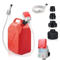 HiNADA Bomba de Transferência de Combustível Portátil 3.2 GPM com Parada Automática e Dupla Alimentação (USB-C/Pilhas) - imagem 2