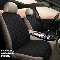 Kit 2 Capas Protetoras Suede para Banco de Carro - Design Sofisticado e Conforto Premium - imagem 5