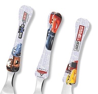 Conjunto de Talheres Disney Cars Simonaggio - 3 Peças Ergonômicos para Crianças - imagem 4