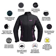 HWK Jaqueta feminina de motociclista de aventura/turismo, com armadura CE para motocicletas Enduro - imagem 5