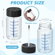 Mumufy 60 Frascos de Tinta de Retoque com Pincel - Reparo de Arranhões e Detalhes Automotivos - imagem 4
