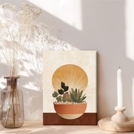 Arte de Parede em Tela Moderna com Moldura - Decoração Minimalista para Casa e Escritório - imagem 5