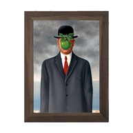 Quadro Moldurado O Filho do Homem - René Magritte | Decoração de Parede Moderna - imagem 3