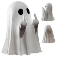 Estatueta de Fantasma para Decoração de Halloween - Resina Assustadora e Divertida - imagem 5