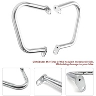 Protetor de Para-choque e Barra de Colisão Premium para Triumph Bonneville T100/T120, Thruxton 1200 R, Bobber e Street Cup (Prata) - imagem 4