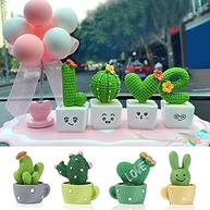 Miniaturas de Cactos em Resina para Decoração - Estatuetas de Jardim de Fadas e Mini Paisagens - imagem 5