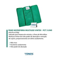 Kit Pano de Microfibra 3 Unidades 40x35cm - Vonixx | Limpeza Impecável e Duradoura - imagem 3