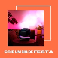 JBL PartyLight Beam: Luz de Festa Portátil 20W com Microfone Integrado e Personalização via App - imagem 4