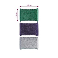 EsfreBom - Conjunto de Esponjas de Tecido Prateada Multicoloridas | 3 Unidades | Ideal para Superfícies Delicadas - imagem 4