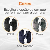 Luvas de Inverno para Motociclista Impermeáveis e Térmicas | Proteção Total no Frio - imagem 5