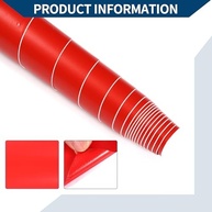 Película de Vinil para Carro - Capa Protetora PVC 0,2m x 59,84" - Vermelho Fosco - imagem 5