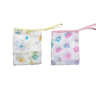 Toalha de Boca com Prendedor de Chupeta - Kit 6 Peças Carícia Baby Feminino - imagem 5