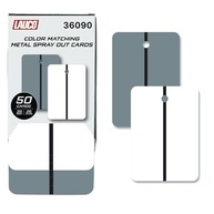 LAUCO Cartões de Pulverização de Metal para Teste de Cores Automotivas - Branco e Cinza Médio, 10x15cm, Pacote com 50 - imagem 2