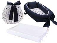 Kit Completo para Bebê: Ninho Redutor + Almofada de Amamentação + Trocador Menino - imagem 2