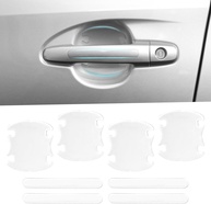 Kit 8 Protetores de Maçaneta de Carro Transparentes Anti-Risco - Proteção Invisível e Universal - imagem 1