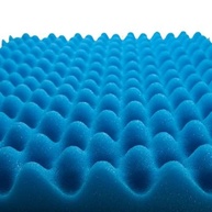 Colchão Casca de Ovo Solteiro Azul - Conforto Ergonômico Anti-Escara - imagem 3