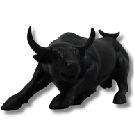 Estátua Touro da Bolsa de Valores - Simbolo de Força e Prosperidade em Resina - imagem 1