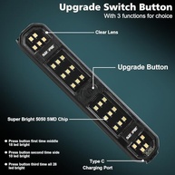 SUNPIE Luz de LED Magnética Recarregável: Iluminação Versátil e Potente para Seu Veículo - imagem 5