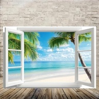Arte de Parede Vintage Oceano 30x45cm - Tela Rústica para Decoração Moderna - imagem 4
