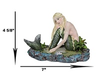 Estátua de Sereia Náutica Ebros - Mermaid by The Lagoon | Decoração Oceânica Fantasia - imagem 4