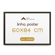 Moldura 60x84 com Acetato para Quadros e Posters - Proteção e Estilo para sua Decoração - imagem 2