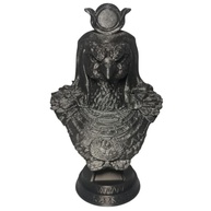 Estátua Decorativa de Rá, Deus do Sol Egípcio - Peça Mística em Preto Fosco para Altar e Decoração - imagem 5
