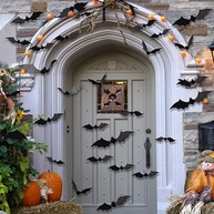 Adesivos de Parede Morcego 3D - Decoração Assustadora para Halloween - imagem 2