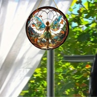 Decorações de Jardim com Estilo Encantado - Estátuas de Fadas e Anjos em Acrílico para Ambientes Externos - imagem 5