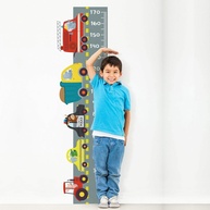 Adesivo de Parede Infantil Régua Carros - Decore com Estilo e Diversão! - imagem 1