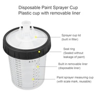 Pulverizador de Tinta Descartável com 40 Copos e Acessórios - Sistema Universal para Pintura Automotiva - imagem 5