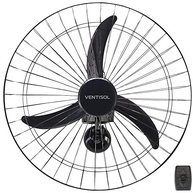 Ventilador Oscilante de Parede 60cm Ventisol Bivolt Preto - Potente Refrigeração com Design Moderno - imagem 2