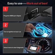 Scanner Automotivo FOXWELL NT604 Elite: Diagnóstico OBD2, ABS, SRS e Transmissão Completo - imagem 3