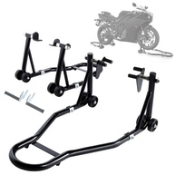 Suporte Elevador de Moto 400kg: Garfo U+L, Roda Traseira e Dianteira - Suzuki, Yamaha, Honda - imagem 1