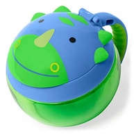 Skip Hop Recipiente de Lanche Dinossauro - Prato Infantil com Tigela Dividida e Treinamento para Refeições - imagem 2