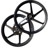 Par de Rodas Liga Leve Bros 160 Freio a Disco - Modelo Original Preto 6 Pontas - imagem 2