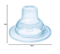 Copo MAM Trainer Azul 220ml - Transição Segura e Divertida para Bebês - imagem 4